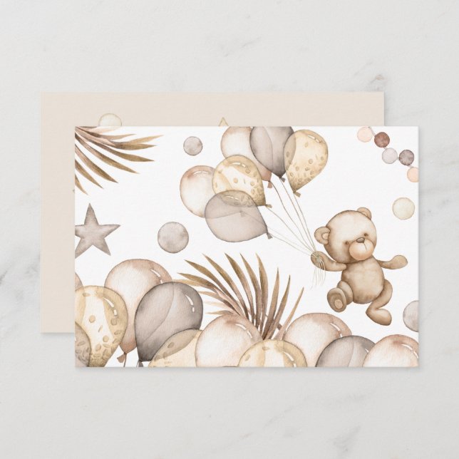 Podemos esperar la tarjeta en blanco de la ducha d (Anverso / Reverso)