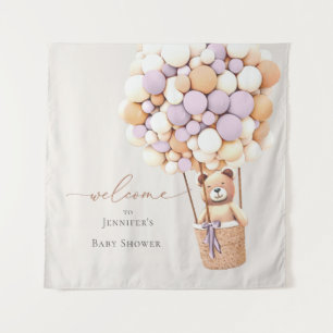 ¡Podemos Esperar! Tapiz de Baby Shower