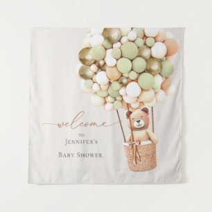 ¡Podemos Esperar! Tapiz de Baby Shower