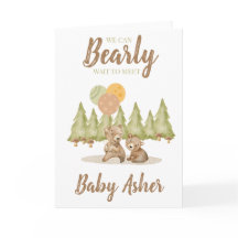 Podemos Esperar. | Tarjeta Baby Shower