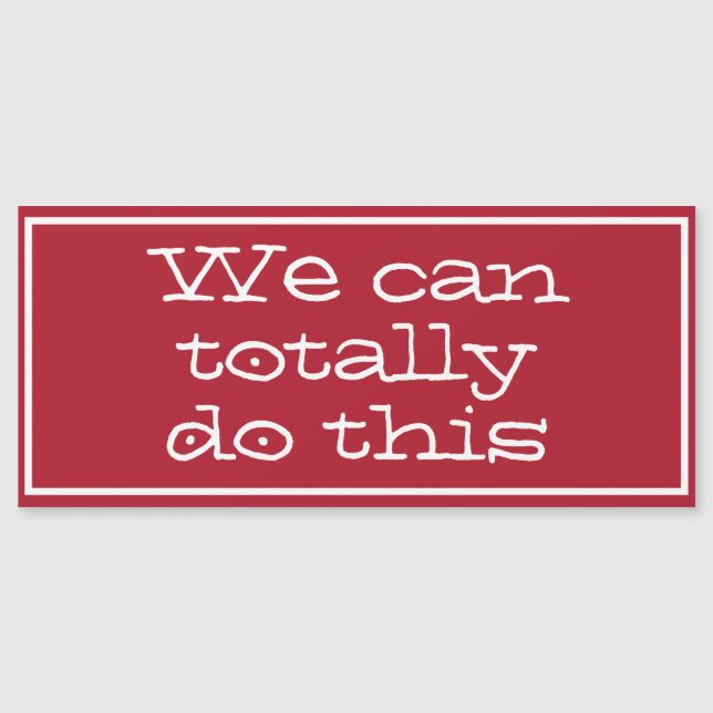 Podemos hacerlo por completo. Cita inspiradora. (Anverso)