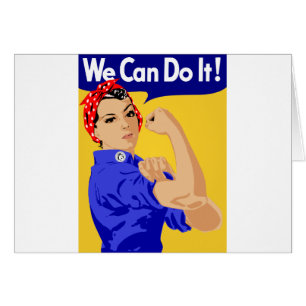 ¡Podemos hacerlo! Rosie la remachadora cartel de l