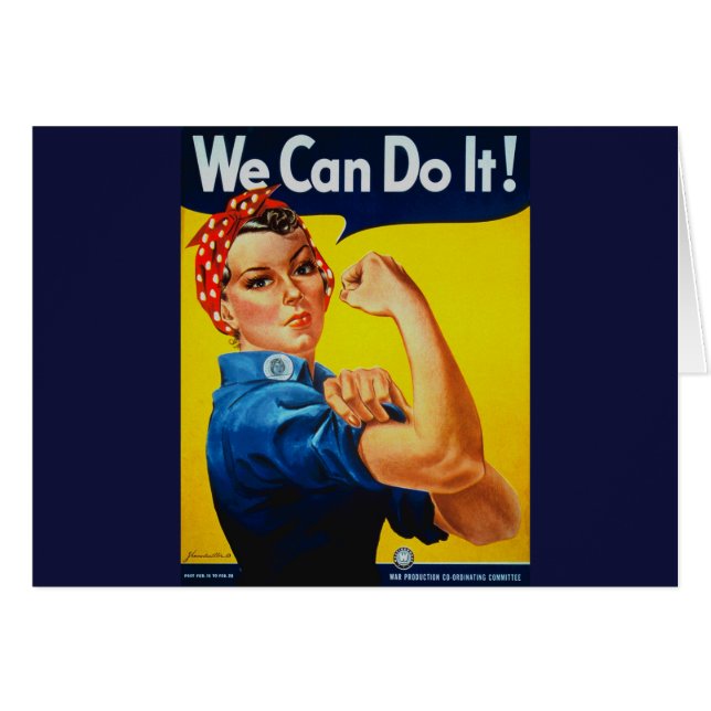Podemos hacerlo Rosie the Riveter (Anverso (Horizontal))