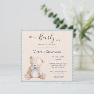 Podemos pretender esperar al oso Baby Shower