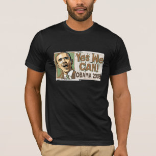 ¡Podemos sí! Camisa de la oscuridad de Obama 2008