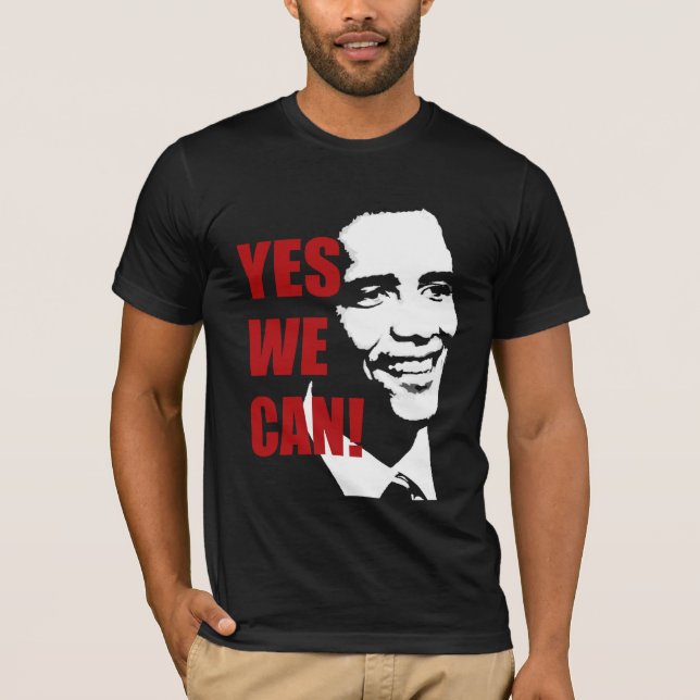 Podemos sí camiseta de Barack Obama (Anverso)