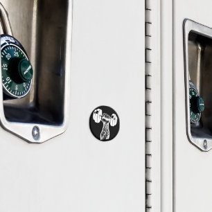 Poder agarrar imán venas de dumbbell Gym Mini arte