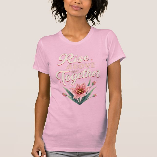 Poder chica: Camiseta rosa fuerte, audaz e imparab (Anverso)