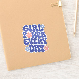 Poder chica todos los días Pegatina de Empoderamie