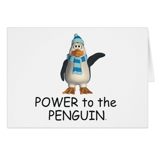 Poder de la CAMISETA al pingüino (Anverso (Horizontal))
