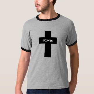 Poder de la camiseta cristiana del campanero de