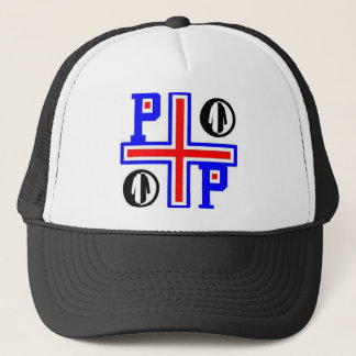 Poder del abrigo esquimal más la gorra de béisbol