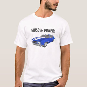 Poder del músculo: Modelo de Chevelle 3D: Camiseta