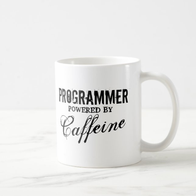 Poder del programador por la taza de café del (Derecha)