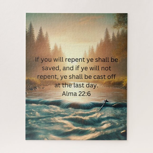 Poder del rompecabezas Inspirador del arrepentimie (Vertical)