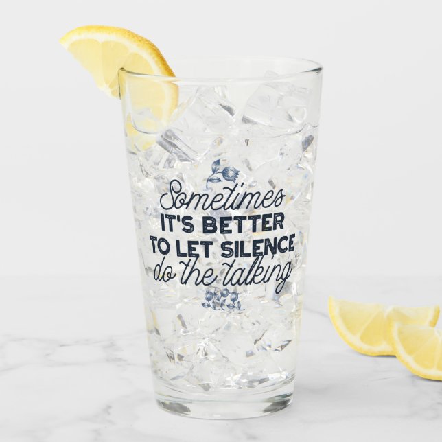 Poder del silencio - Cita Inspiradora (Anverso (hielo))