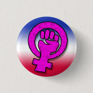 Poder femenino - botón pequeño