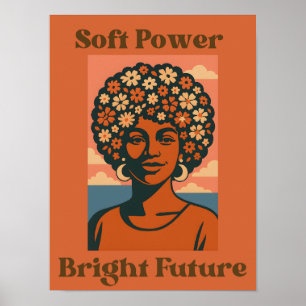 Poder Suave, Futuro Brillante - Cartel de Arte