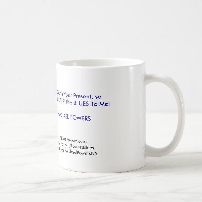 PODERES "azules" taza o Stein de la entrega (Derecha)