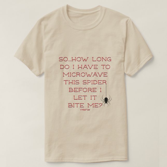 ¿Poderes de araña? - Una camiseta de MisterP (Diseño del anverso)