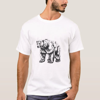 Poderosa camiseta de oso polar