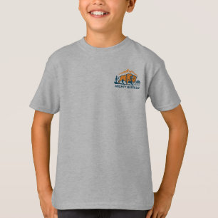 Poderosa camiseta juvenil de búfalo