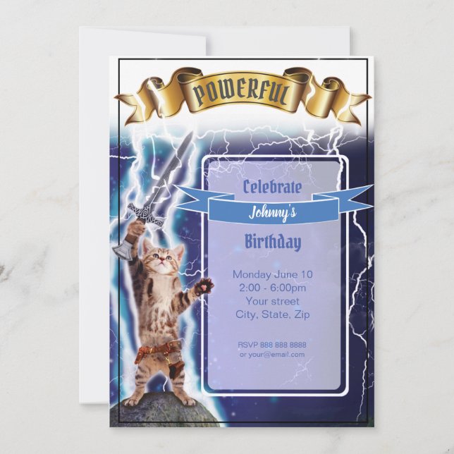 Poderosa invitación al gato (Anverso)