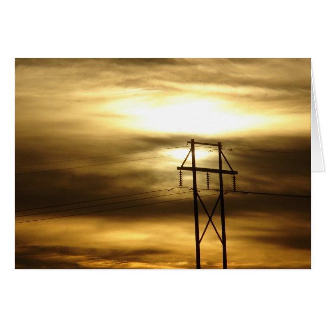 Poderoso atardecer (Anverso (Horizontal))