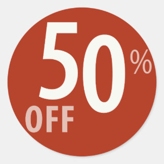 Poderoso Rótulo 50% OFF VENTA - Pegatina
