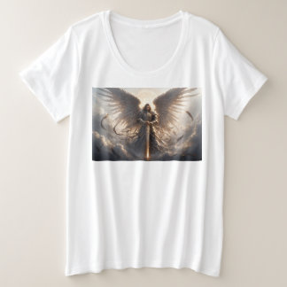 Poderoso St Michael el Archangel Plus Size Tee