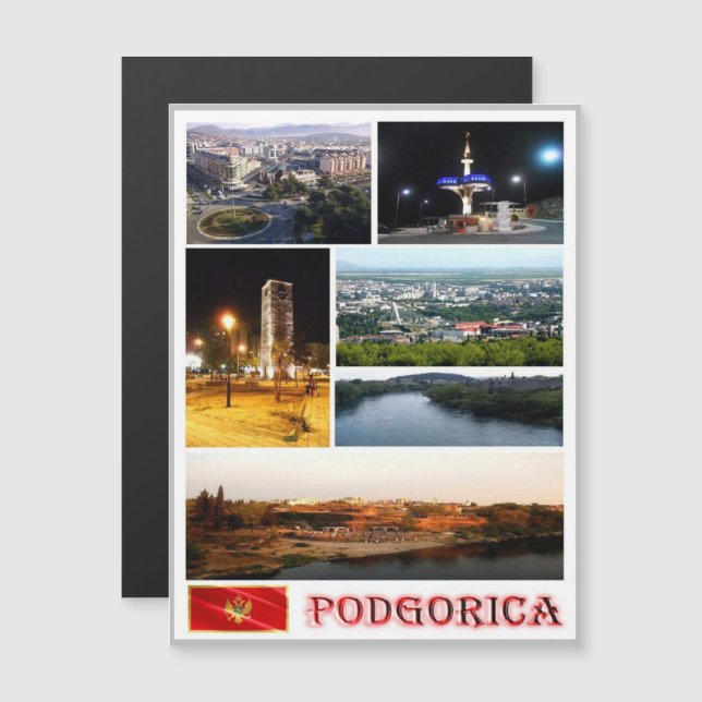 Podgorica - Montenegro - Mosaico - (Anverso/Reverso)