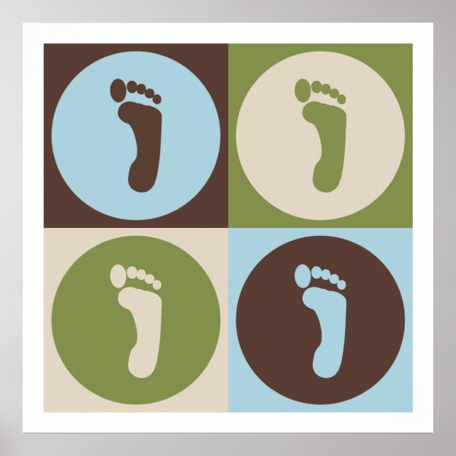 Podiatría de arte pop (Frente)