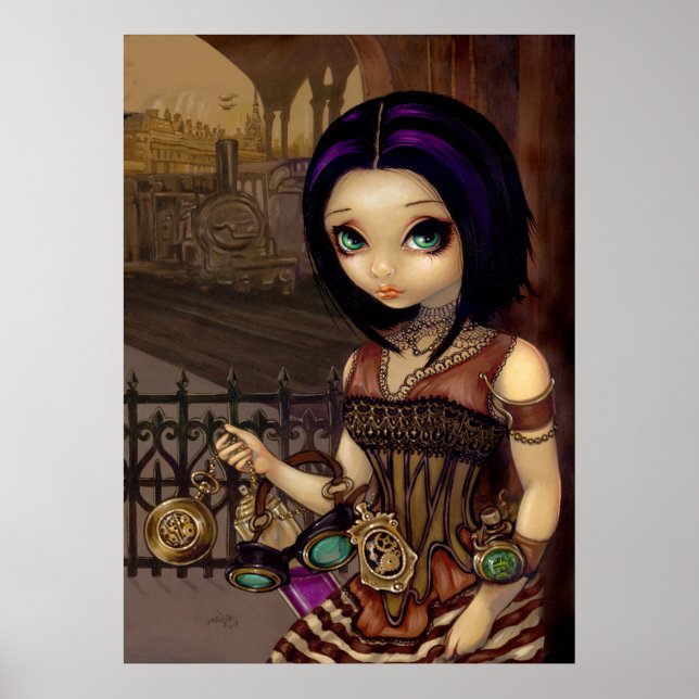 Poe - victoriano gótico de steampunk - Impresión a (Frente)