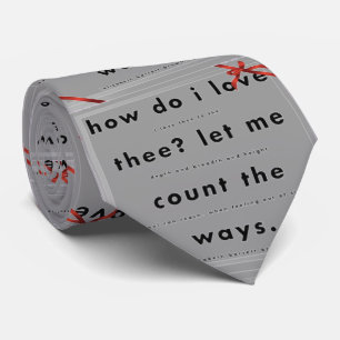 Poema Cómo Te Amo Corbata