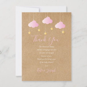 Poema de agradecimiento para baby shower de niña T