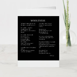 Poema de amor al alma de la totalidad