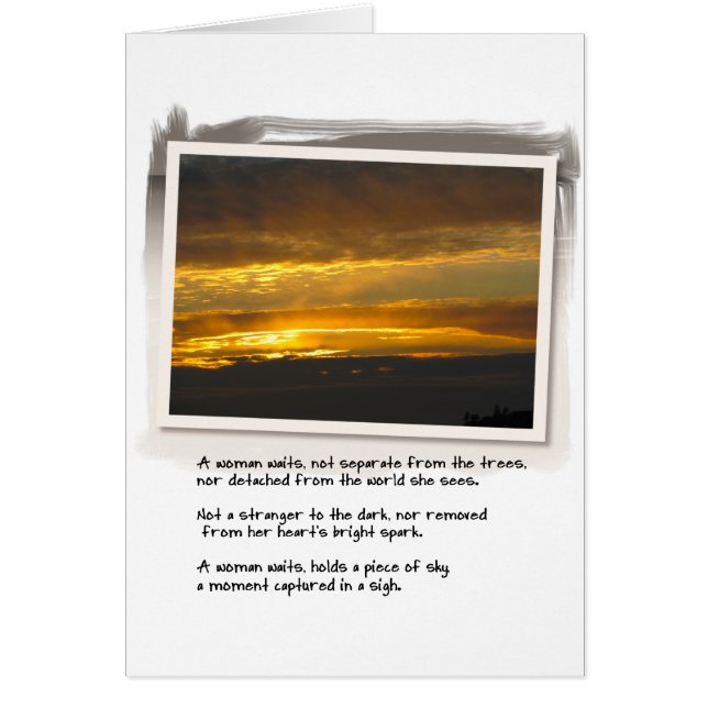 Poema de amor y Sunset de Birch Bay (Frente)