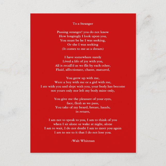 Poema de arte y amor de postales 4 (Anverso)