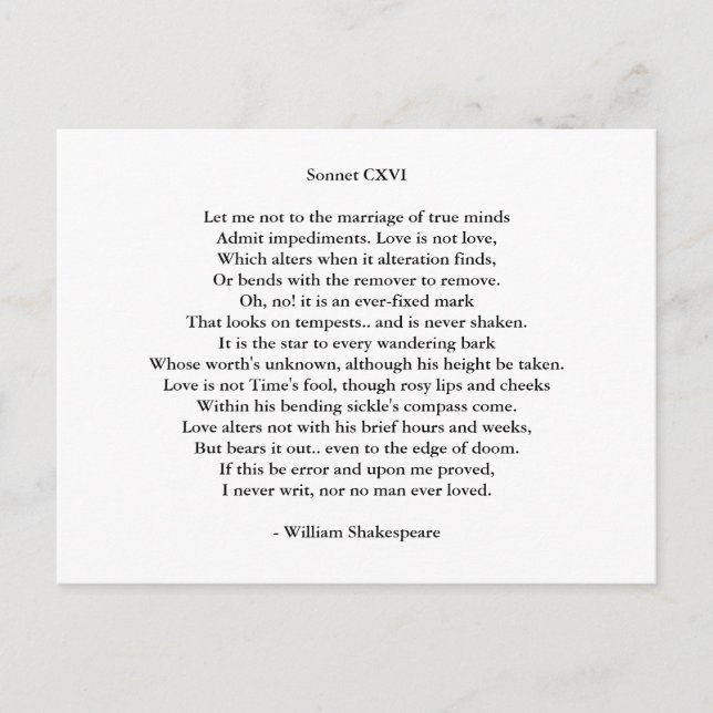 Poema de arte y amor postales 6 (Anverso)