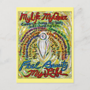 Poema de cáncer Postales de arte de ángel para el 