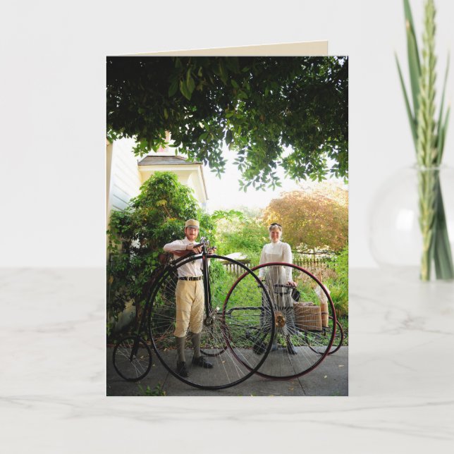 Poema de ciclo del Victorian dentro de la tarjeta (Anverso)