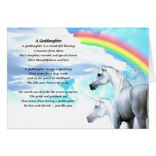 Poema de la ahijada del unicornio (Anverso (Horizontal))