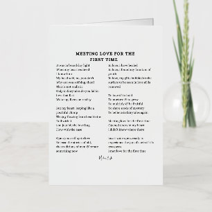 poema de poesía Conociendo el Amor por Primera Vez