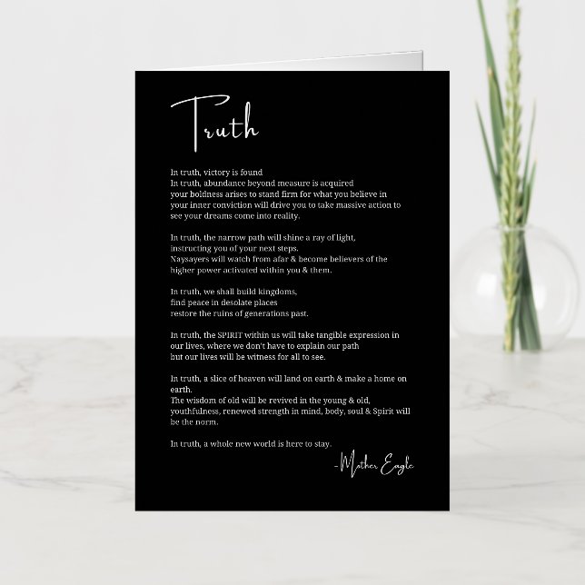 Poema de verdad victoria coraje  (Anverso)