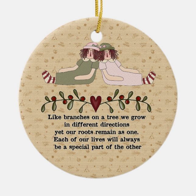 Poema del ornamento de la hermana (Frente)