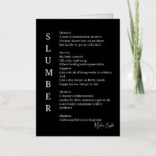 Poema del tiempo de sueño de dormir