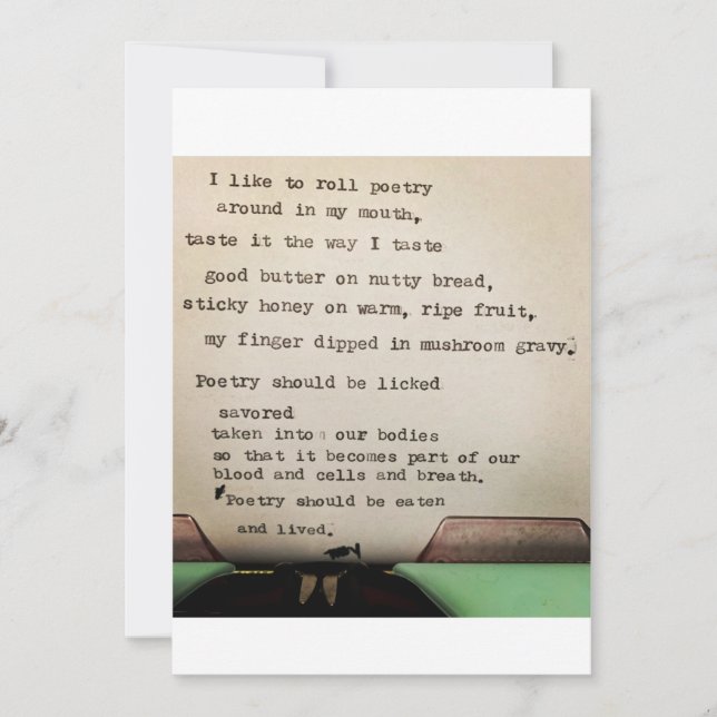 poema diminuto (Anverso)