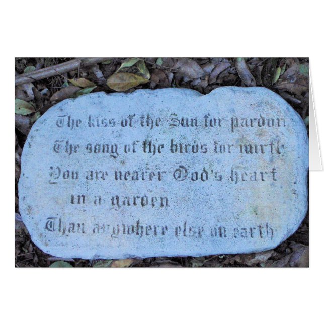 Poema en una tarjeta (Anverso (Horizontal))