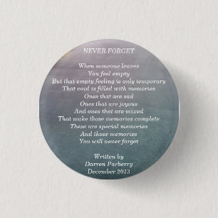 Poema "Nunca olvidar" - Botón