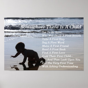 Poema Para Los Padres Esperados Arte Poster